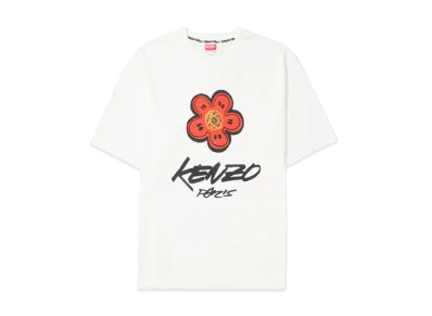 KENZO x Futura 2000 Cotton T-Shirt "Off White"