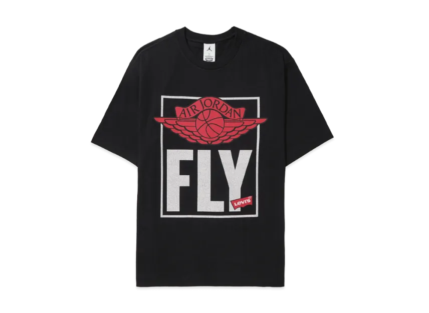 ナイキ ジョーダン x リーバイス グラフィック ショートスリーブ Tシャツ