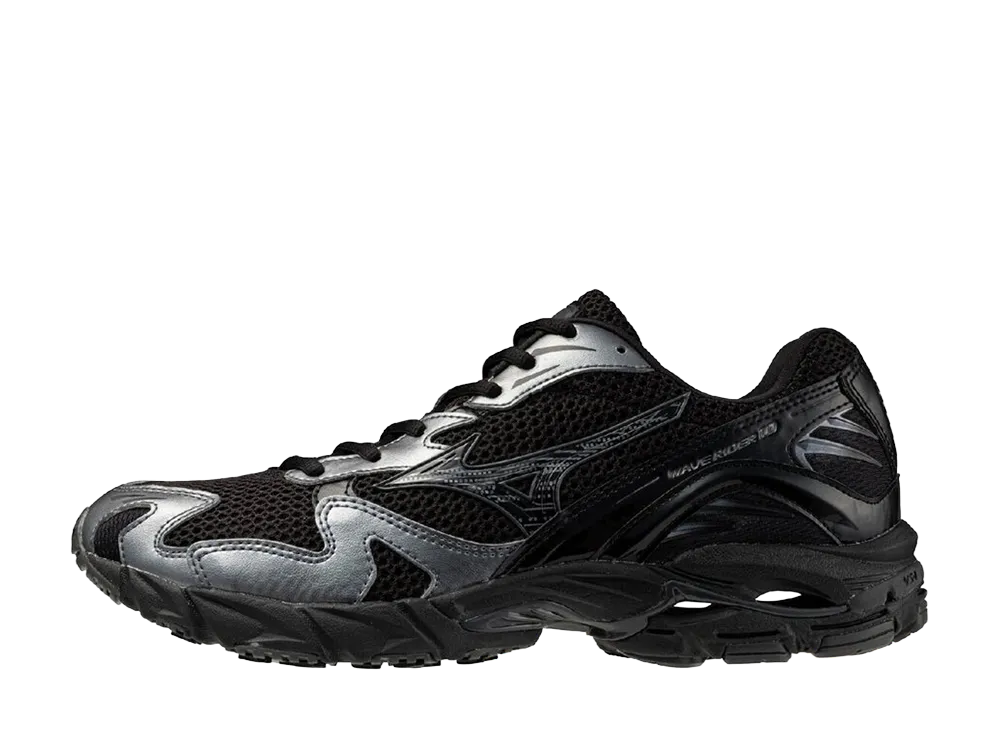 Mizuno Wave Rider 10 "Black/Metallic Grey"