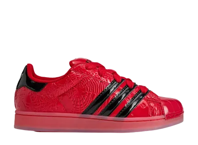 Sp5der × adidas Superstar "Red/Core Black"