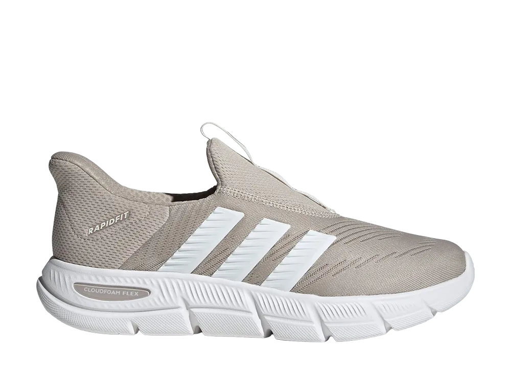 adidas Women's Cloudfoam Flex Lounge Rapidfit "Wonder Beige/Core White"