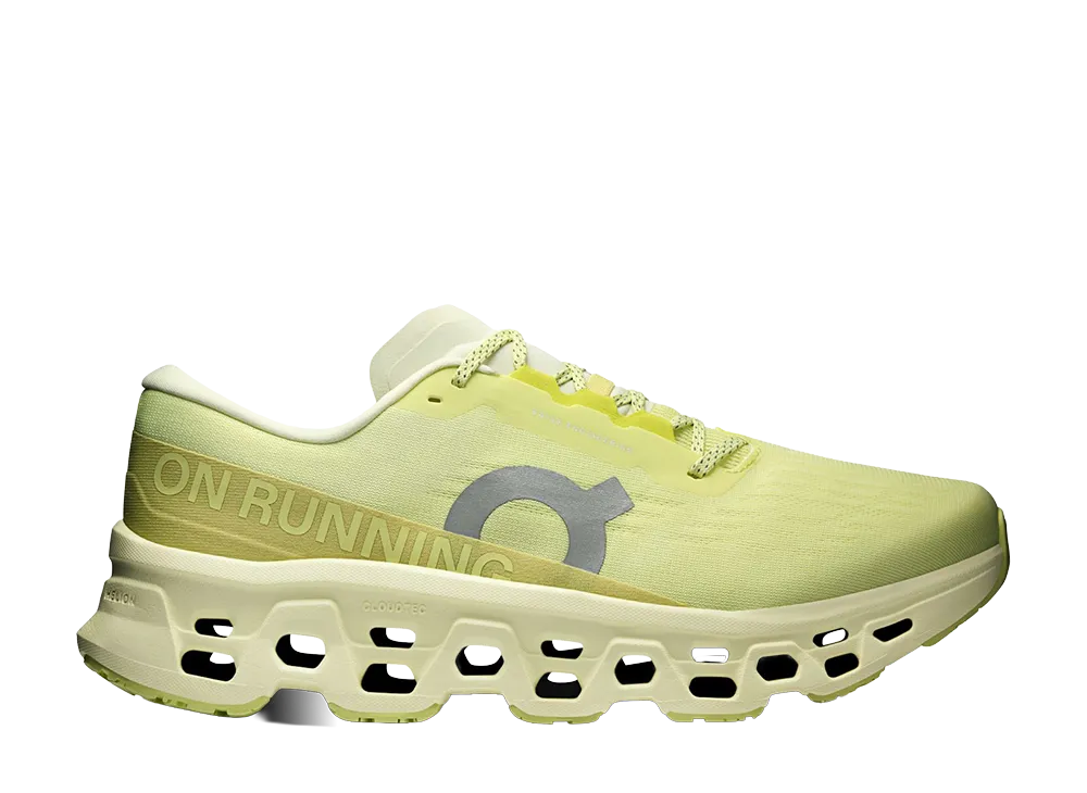 On Cloudmonster 3 "Limelight/Seedling"