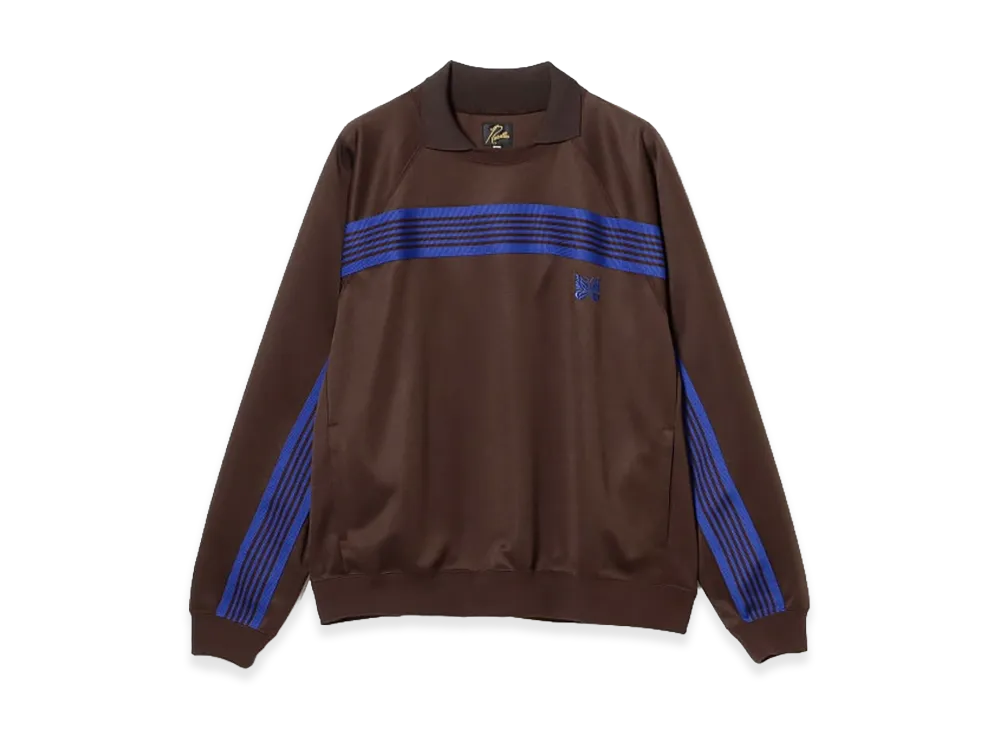 NEEDLES x BEAMS Track Top "Brown/Blue"