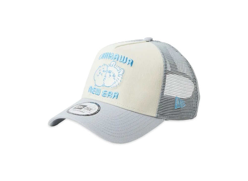 NEW ERA x Chiikawa 9Forty A-Frame Trucker Chiikawa Momonga "Snow Gray"