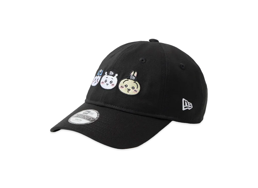 NEW ERA x Chiikawa Kids Youth 9Twenty Chiikawa Hachiware Usagi "Black"