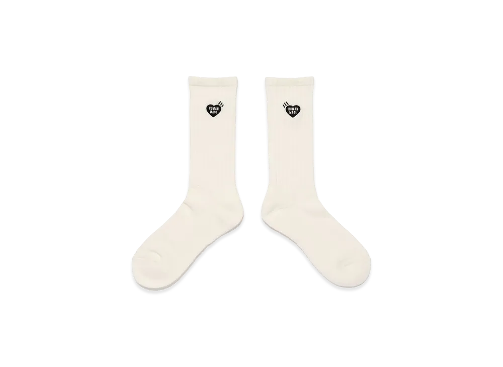 HUMAN MADE Pile Socks "White"