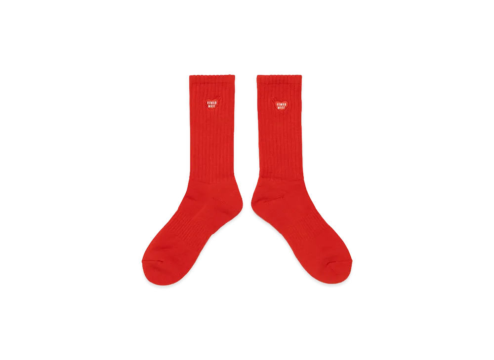 HUMAN MADE Pile Socks "Red"