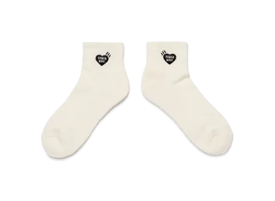 HUMAN MADE Pile Short Socks "White"