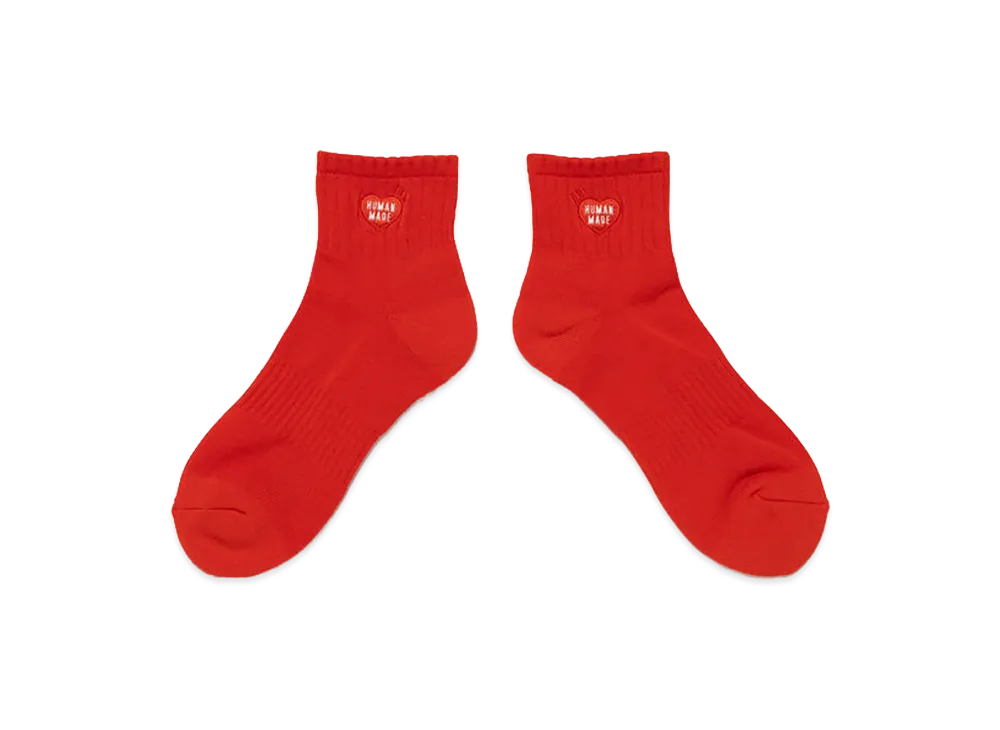 HUMAN MADE Pile Short Socks "Red"