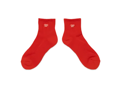 HUMAN MADE Pile Short Socks "Red"