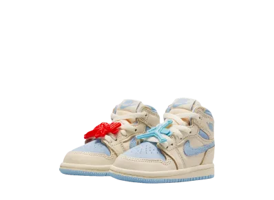 Nike TD Jordan 1 Retro High OG "Pale Ivory/Psychic Blue"