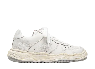 Maison MIHARA YASUHIRO WAYNE OG Sole Shrink Leather Low-top Sneaker "White"