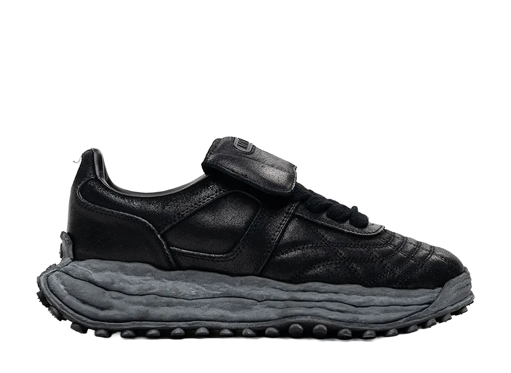 Maison MIHARA YASUHIRO SCOTT OG Sole Brushed Suede Low-top Sneaker "Black/Black"