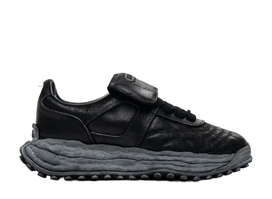 Maison MIHARA YASUHIRO SCOTT OG Sole Brushed Suede Low-top Sneaker "Black/Black"