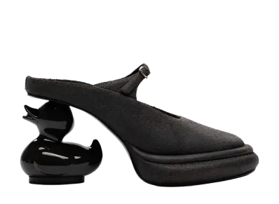 Maison MIHARA YASUHIRO Women's Duck Heel Suede Mule "Brown"