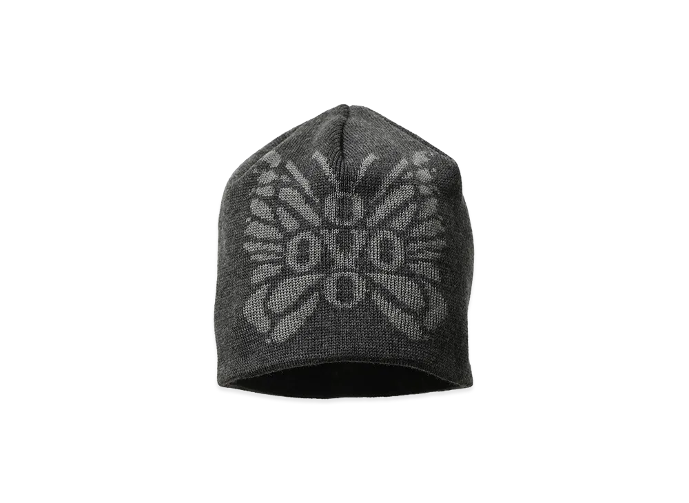 NEEDLES x OCTOBER’S VERY OWN Jacquard Knit Beanie "Dark Grey"