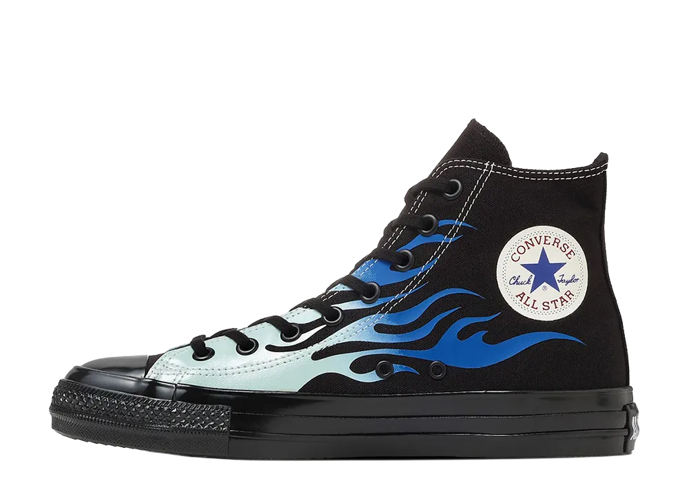 コンバース オールスター エイジド IGNT ハイ "ブラック/ブルーフレイム"