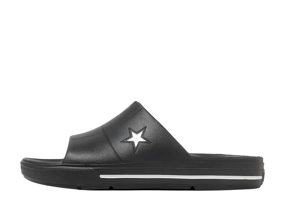 コンバース ワンスター スライドサンダル "ブラック"