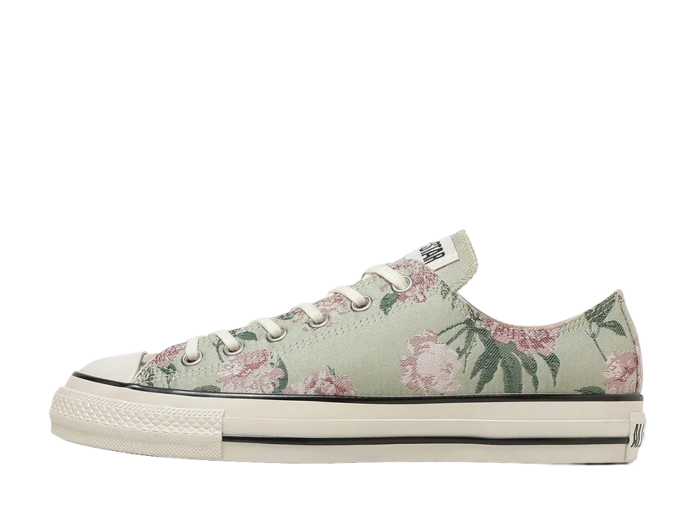 コンバース オールスター エイジド FJ OX "スモーキーグリーン/クラシックピンク"