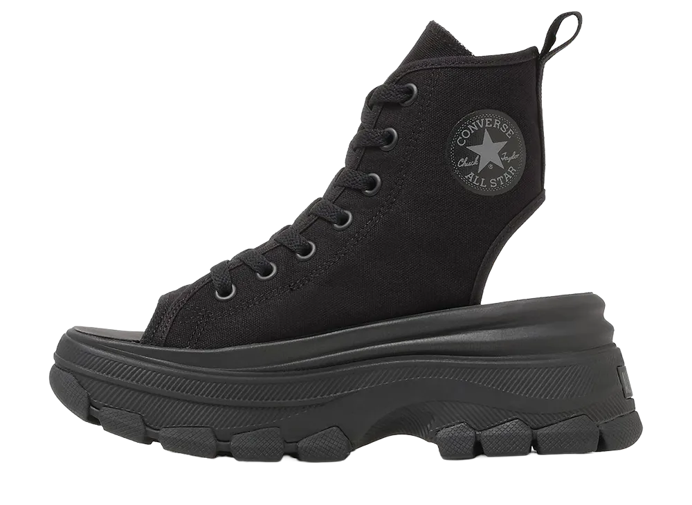 コンバース ウィメンズ オールスター トレックウエーブ カットアウト サンダル "ブラックモノクローム"