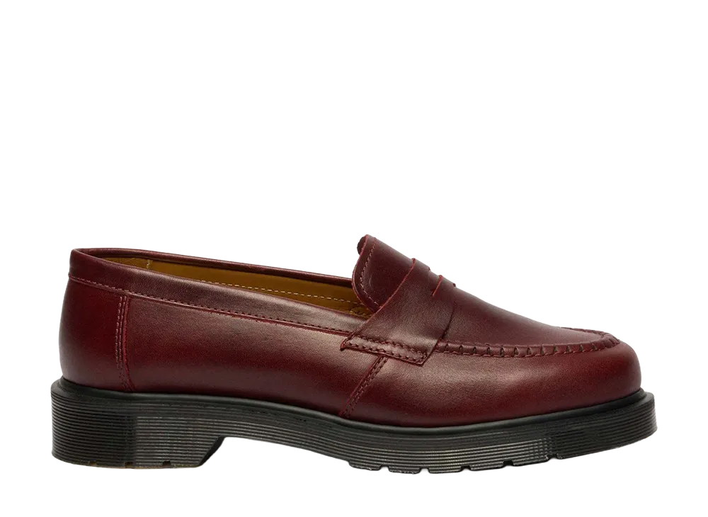 Dr.Martens MIE Delapre Penny Loafer Shoe "Burgundy"