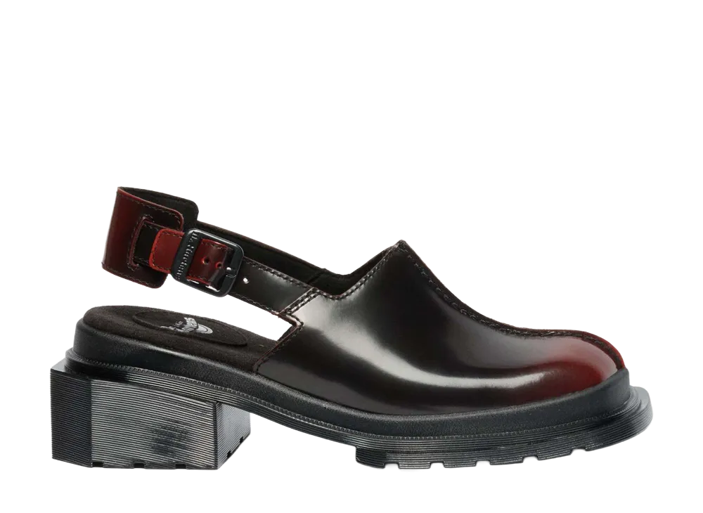 Dr.Martens Women's Maybole Mule "Cherry Red"