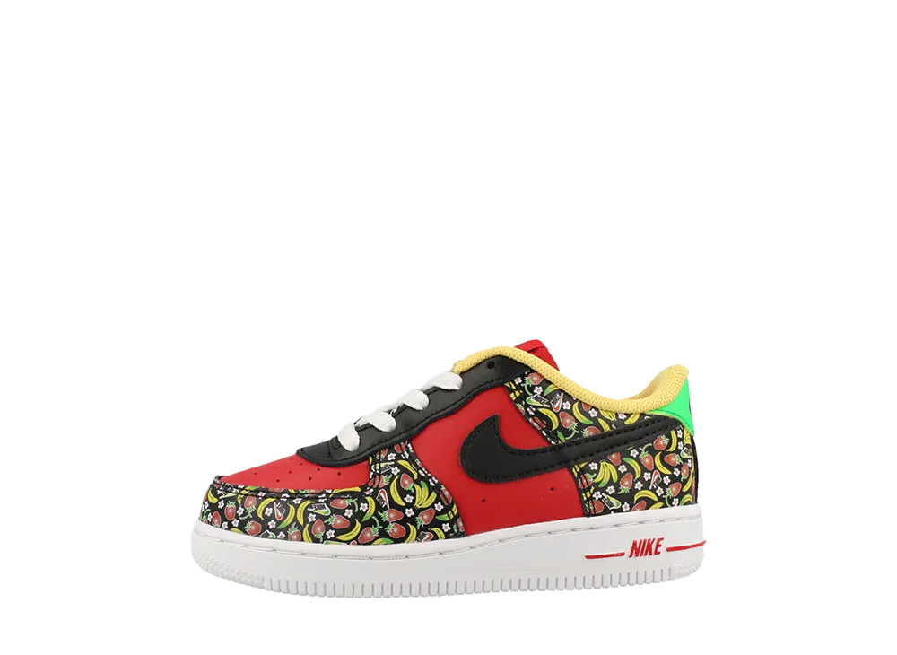 Nike TD Air Force 1 Low "University Red/White/Green Spark/Black"