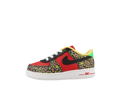 Nike TD Air Force 1 Low "University Red/White/Green Spark/Black"
