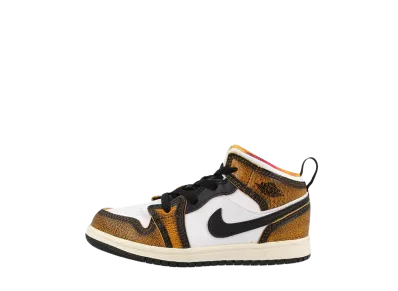 Nike TD Jordan 1 Mid SE "Black/Taxi White Sail"