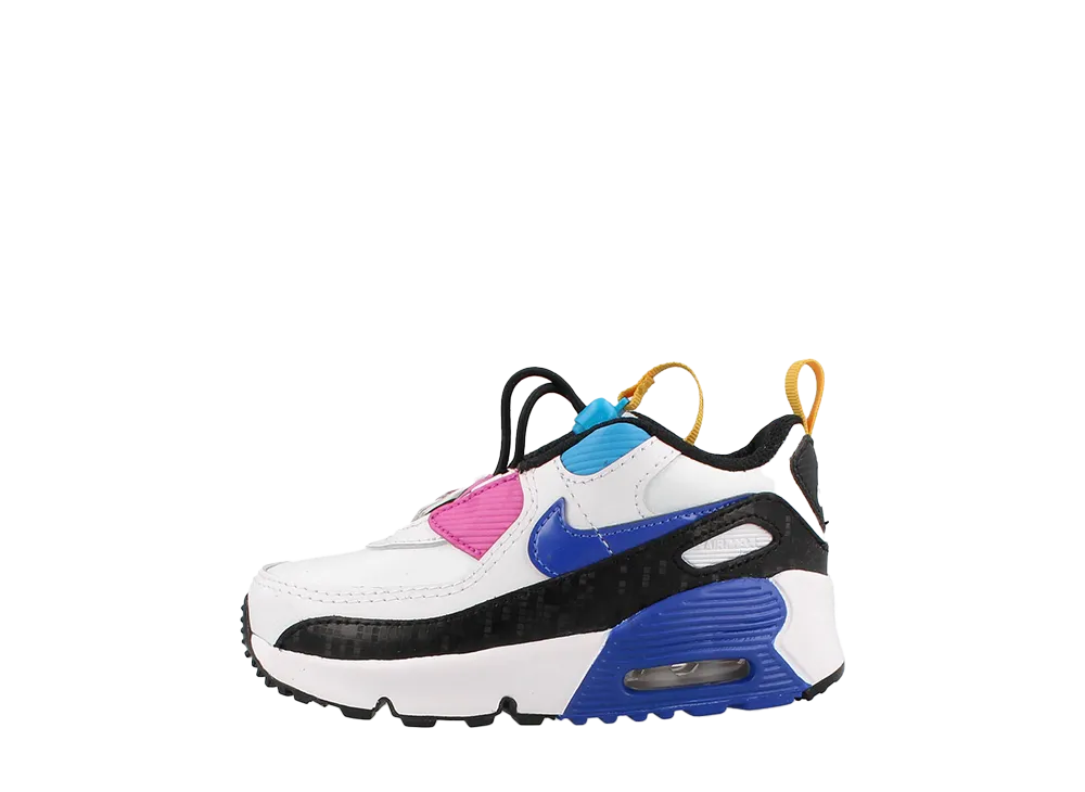 Nike TD Air Max 90 "White/Hyper Royal/Black/Active Fuchsia"