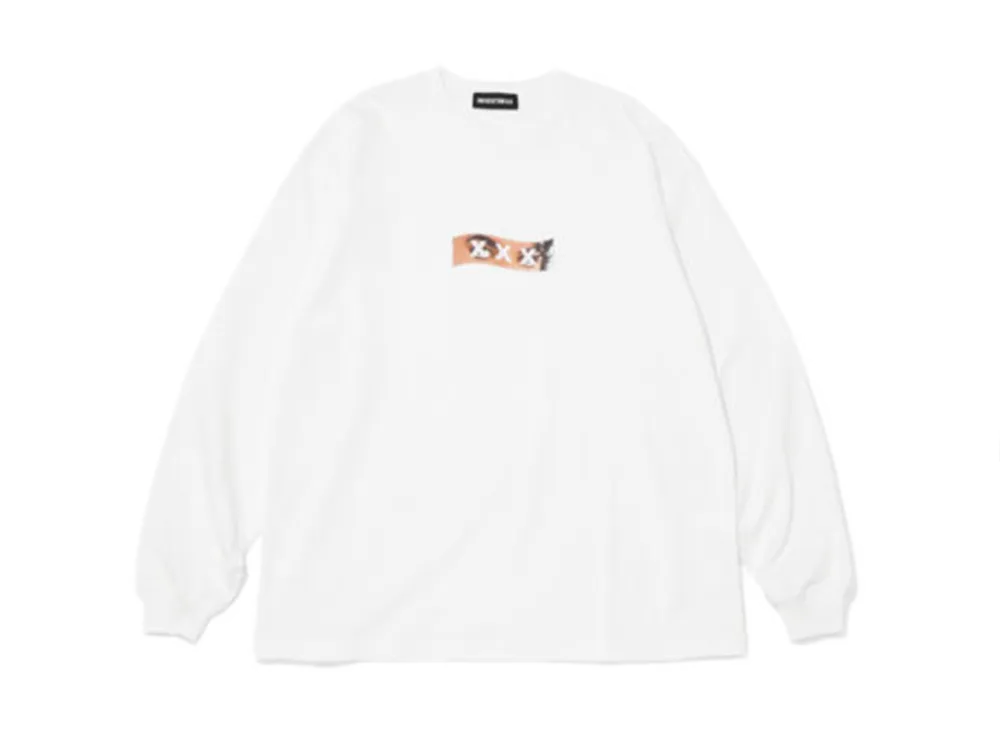 GOD SELECTION XXX Long Sleeve T-Shirt GX-A26-LT-06 "White"