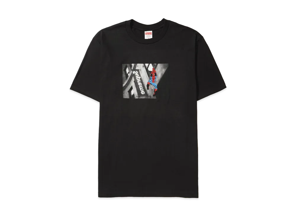 シュプリーム x スパイダーマン Tシャツ "ブラック"