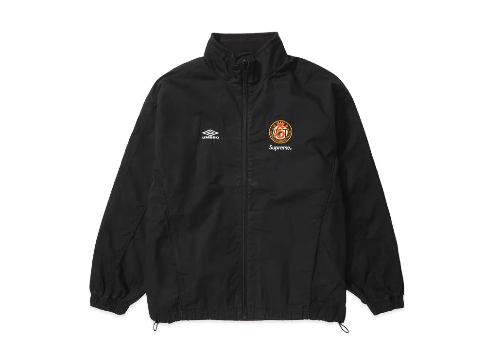 シュプリーム x アンブロ コットンリップストップ トラックジャケット (26SS) "ブラック"