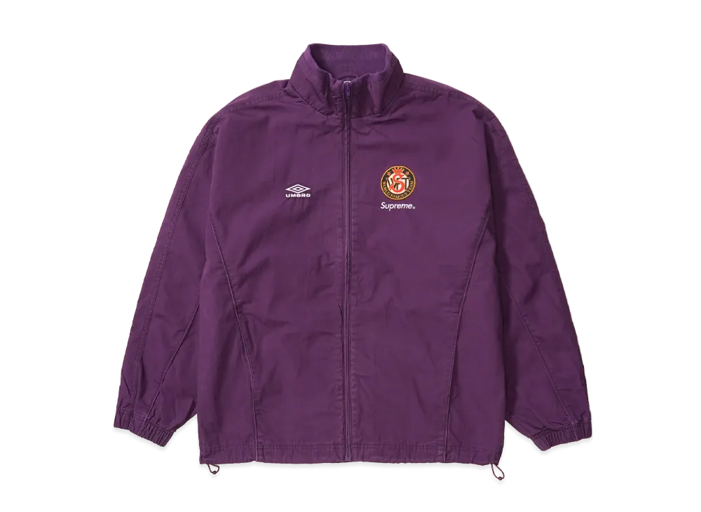Supreme x Umbro Cotton Ripstop Track Jacket (26SS) "Plum"