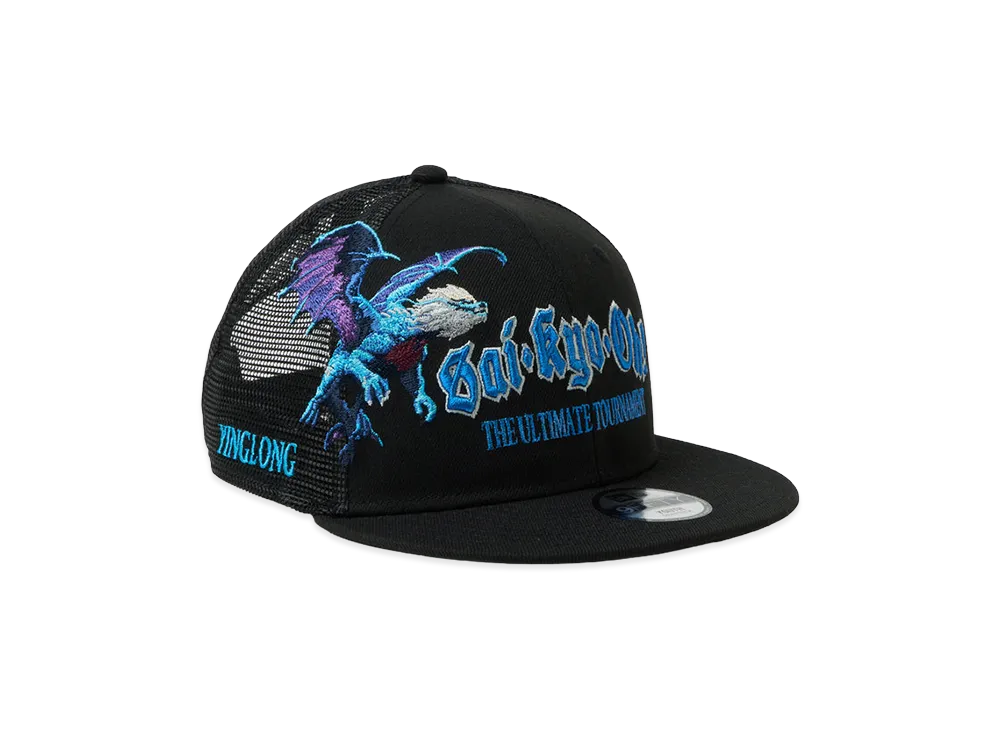 NEW ERA x Saikyo-Oh Zukan Kids Youth 9Fifty Trucker Ouryu "Black"