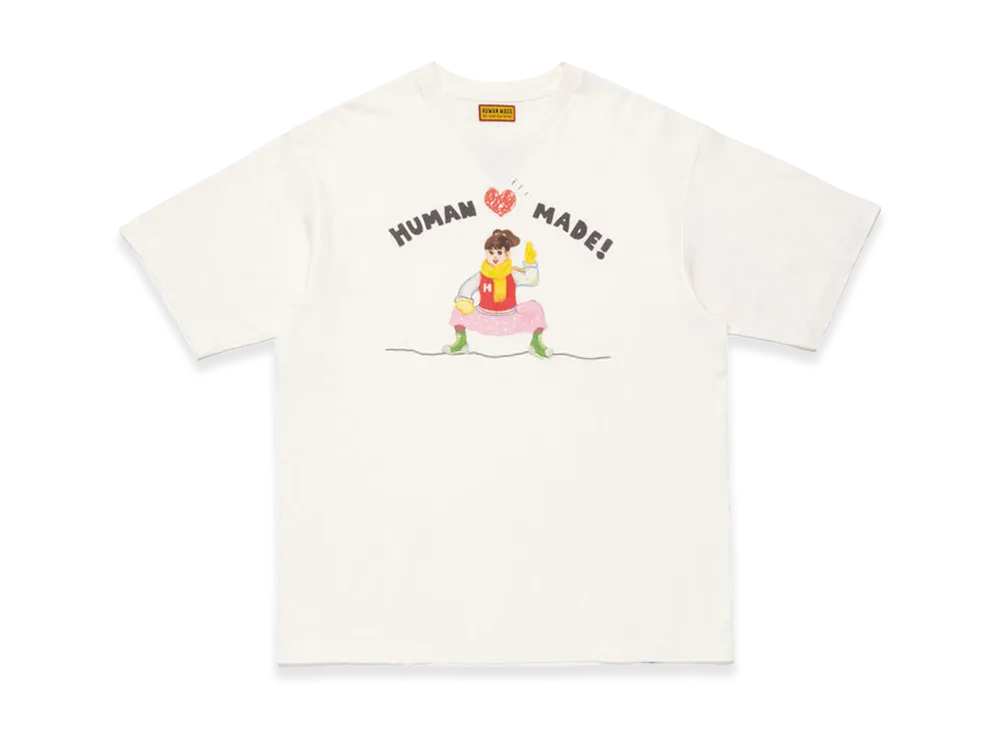 HUMAN MADE x KEIKO SOOTOME T-Shirt Side B "White"