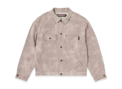 SEDAN ALL-PURPOSE Cotton Twill Denim Jacket "Worn Pink"