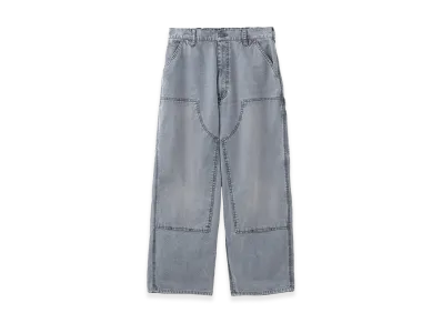 SEDAN ALL-PURPOSE Vintage Washed Double Knee Pants "Grey"
