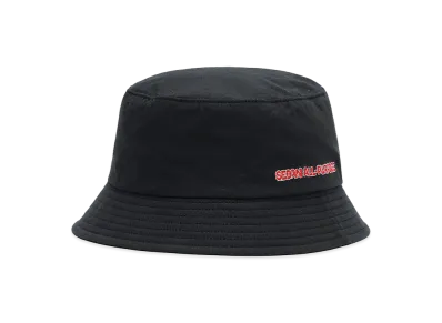 SEDAN ALL-PURPOSE Cartoon Logo Bucket Hat "Black"