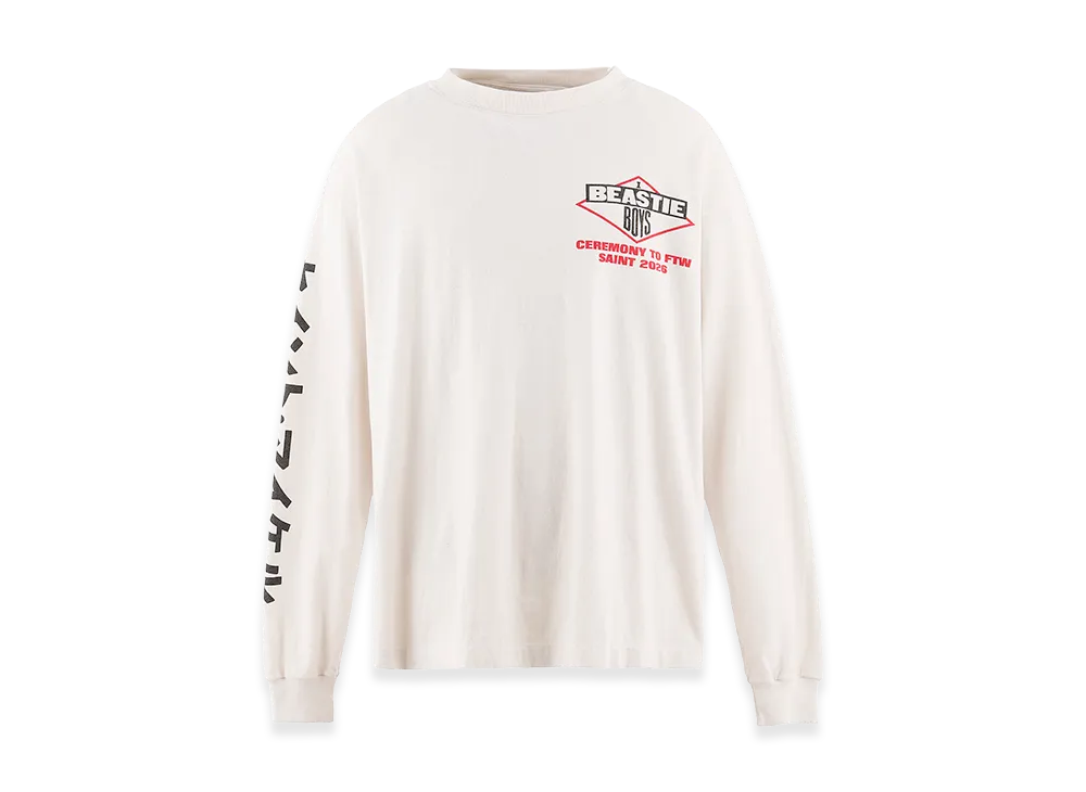 Saint Mxxxxxx x Beastie Boys LS T-Shirt "White"