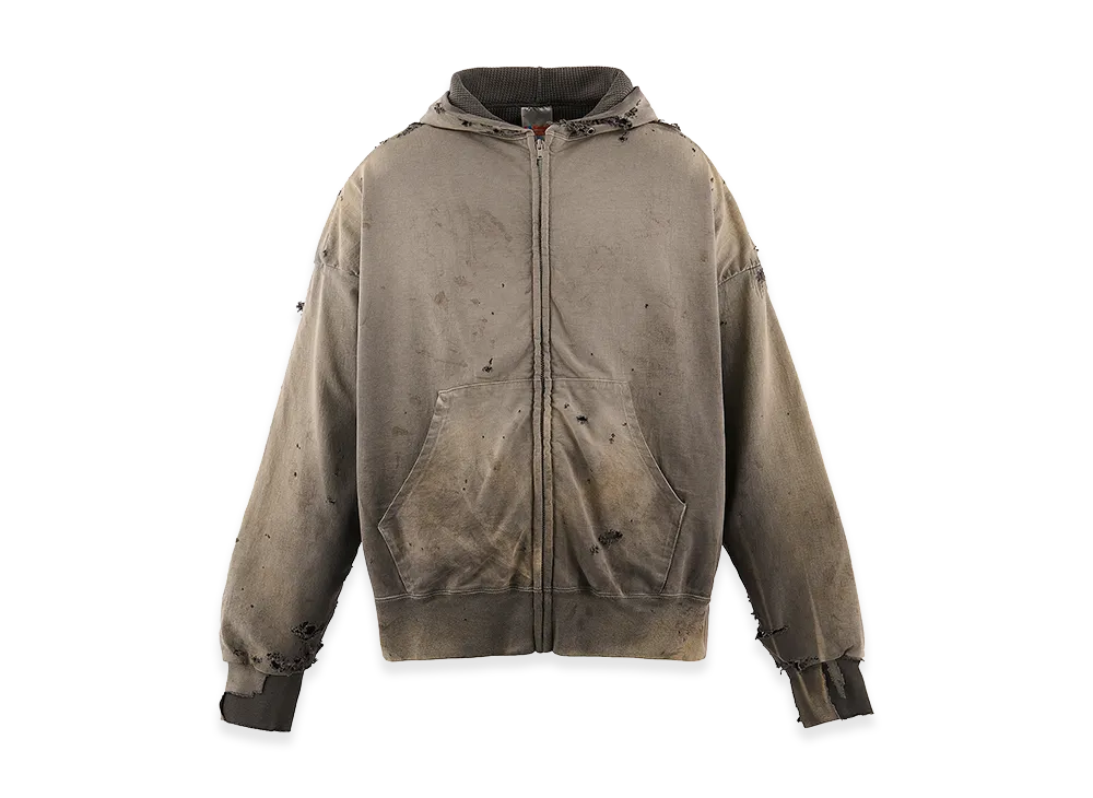 Saint Mxxxxxx Double Face Zip Hoodie 