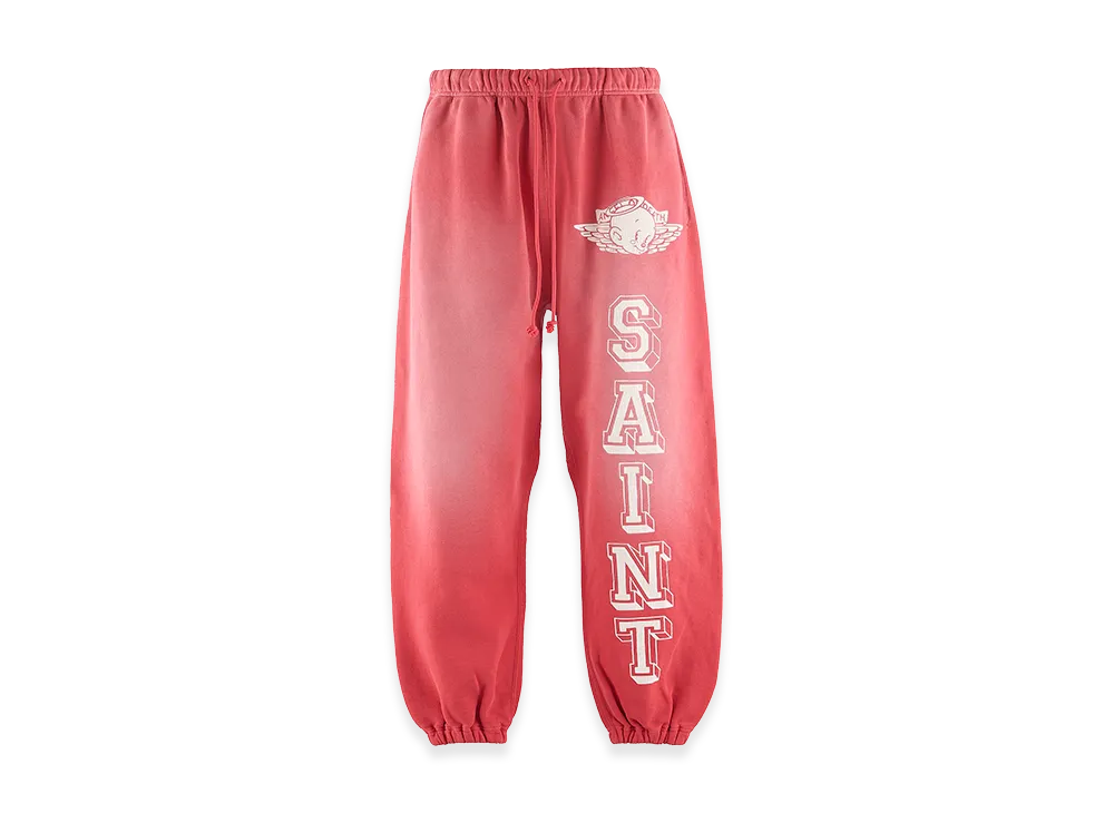 Saint Mxxxxxx Sweat Pants Baby Michael "Red"