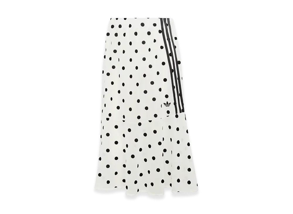 adidas Sheer Polka Dot Skirt "Off White"