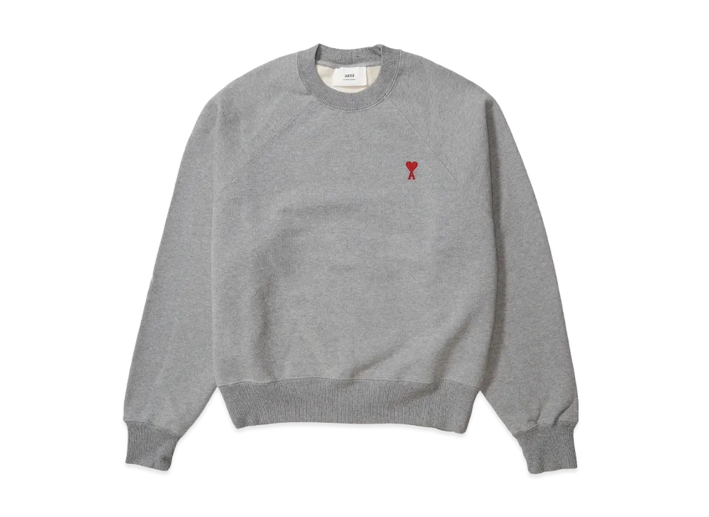 AMI PARIS De Coeur Sshirt "Heathergrey"