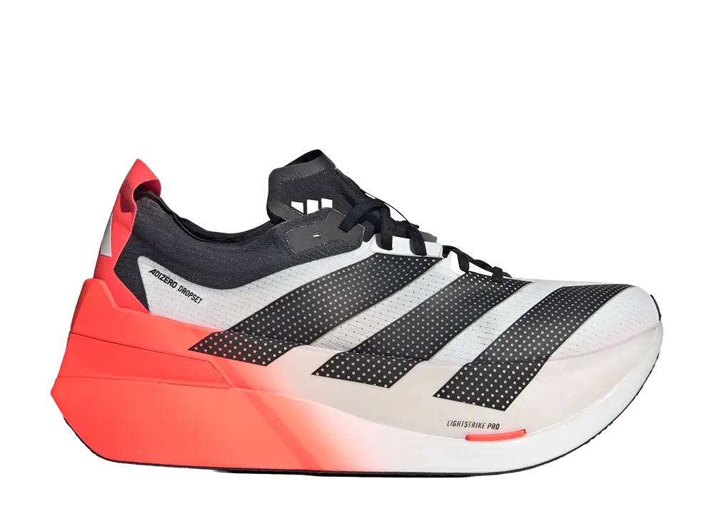 adidas Adizero Dropset Elite "Cloud White/Solar Red/Core Black"