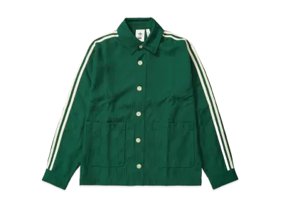Kith x adidas Football Jacquard Overshirt "Green"