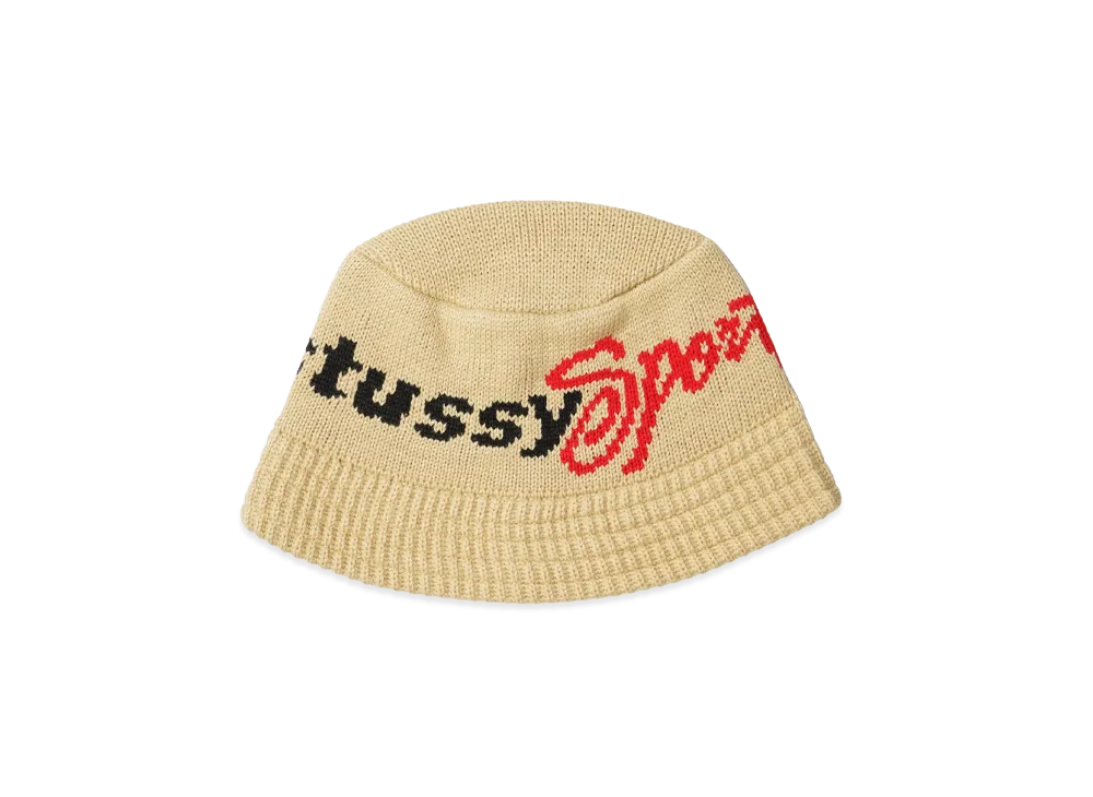 Stussy Knit Bucket Hat Stussy Sport "Khaki"