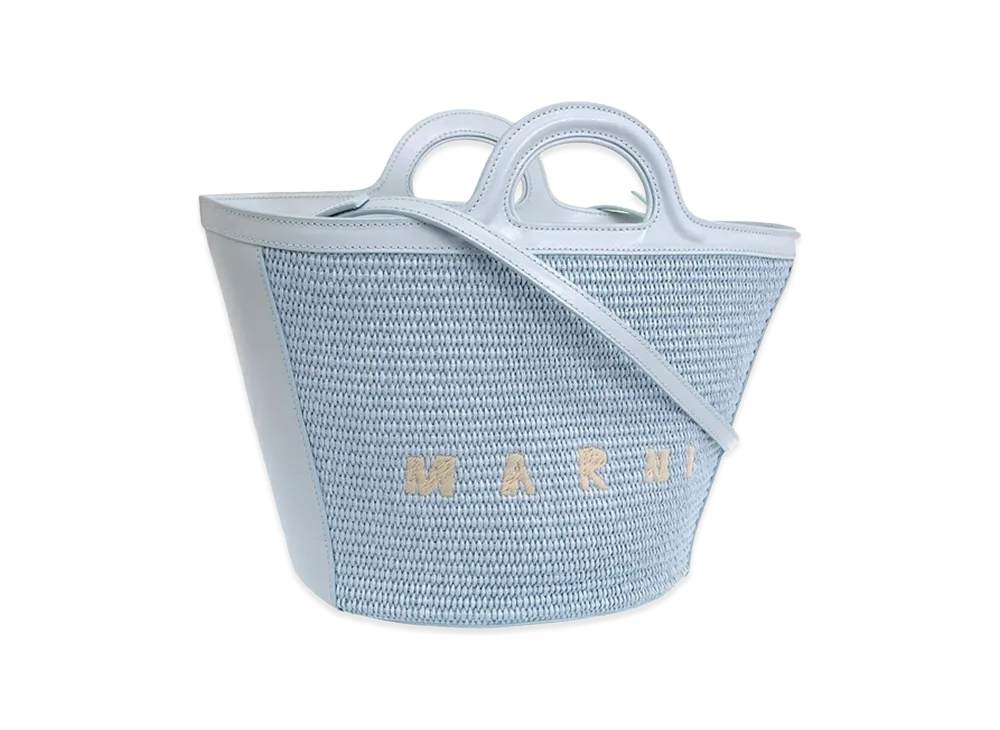 MARNI 2-Way Women's Bucket Handbag "Blue"