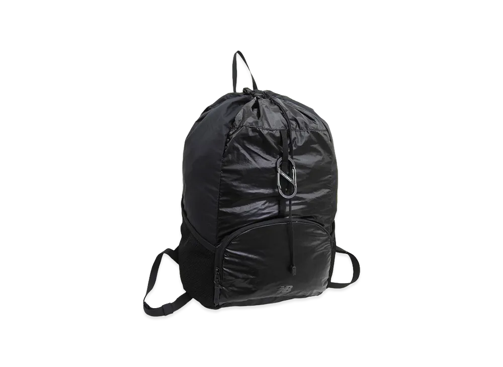New Balance Packable String Backpack "Black"