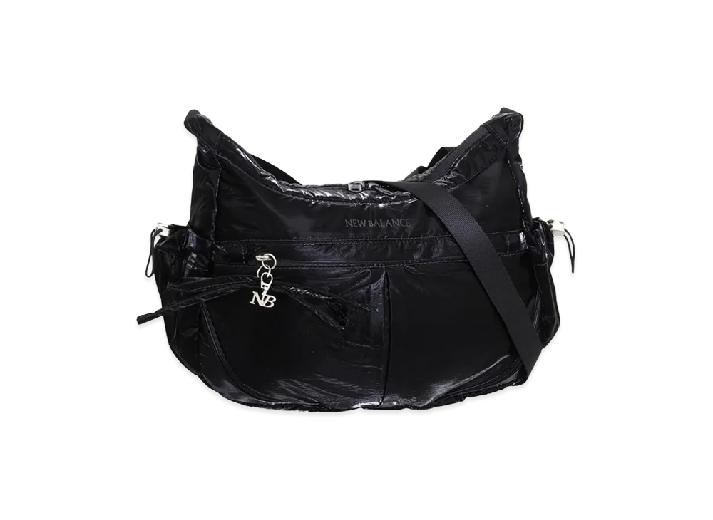 New Balance Glossy Ribbon Hobo Bag V2 "Black"